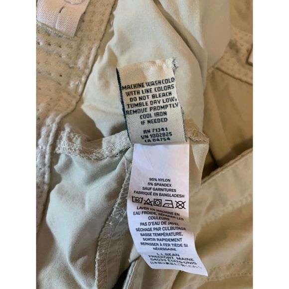 LL Bean Mens Hiking Shorts‎ Light Weight Size 14 - Picture 7 of 10